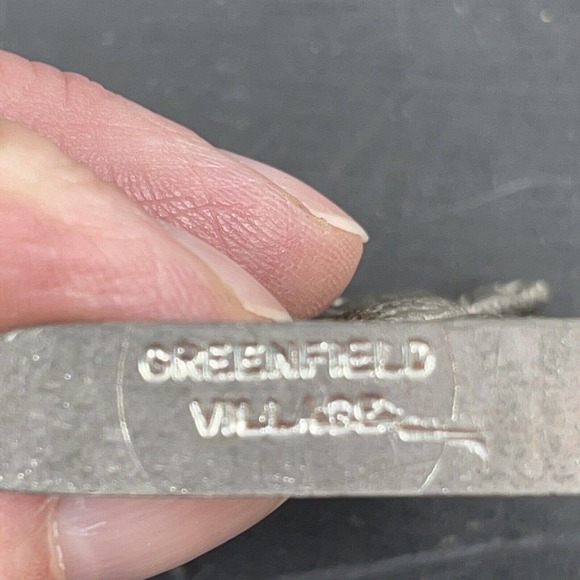 Vintage 1970's Greenfield Village Die Cast Thin Cowboy Figure - Picture 7 of 9